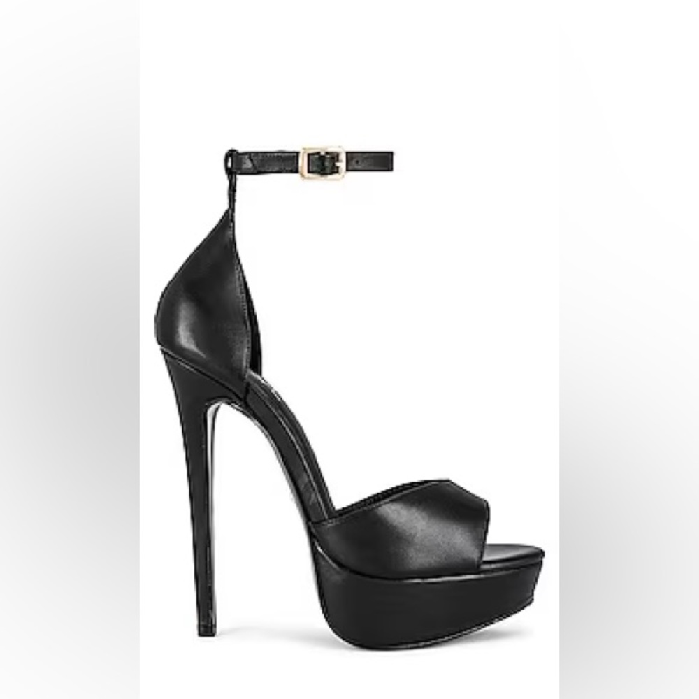 RAYE Black Platform Heels